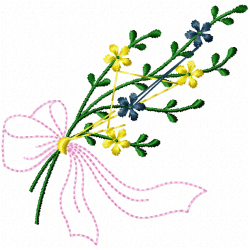 Ribbions And Bows Embroidery Design 1 Ribbions And Bows Embroidery Design 1